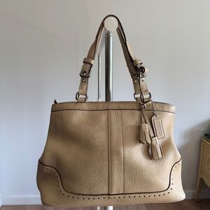 Vintage Coach Cream Purse
